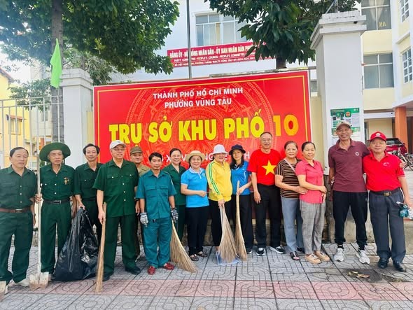 PHƯỜNG VŨNG TÀU TRIỂN KHAI QUẢN LÝ, SẮP XẾP VÀ CHUẨN HÓA HOẠT ĐỘNG THU GOM RÁC