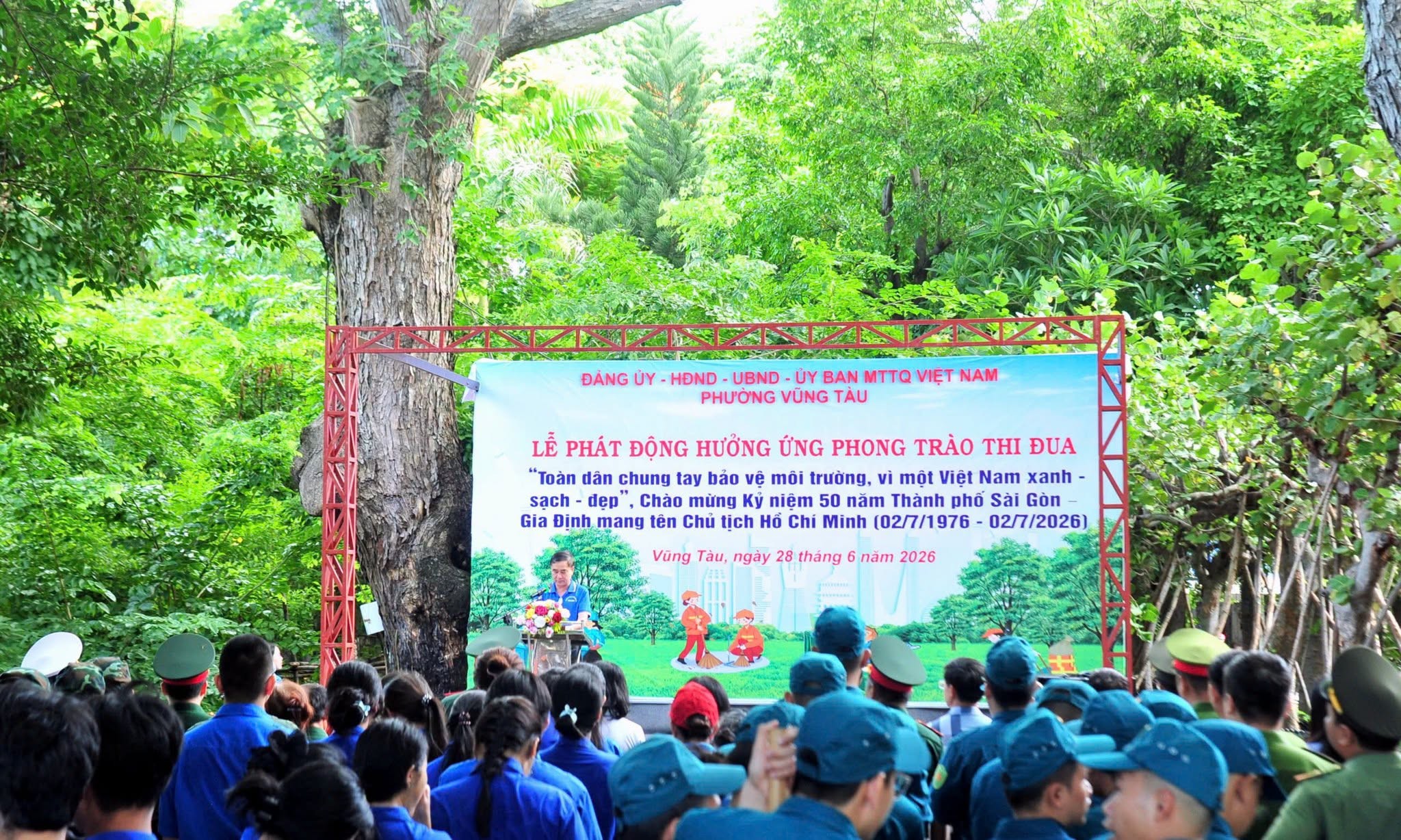 PHƯỜNG VŨNG TÀU PHÁT ĐỘNG PHONG TRÀO “TOÀN DÂN CHUNG TAY BẢO VỆ MÔI TRƯỜNG, VÌ MỘT VIỆT NAM XANH - SẠCH - ĐẸP”