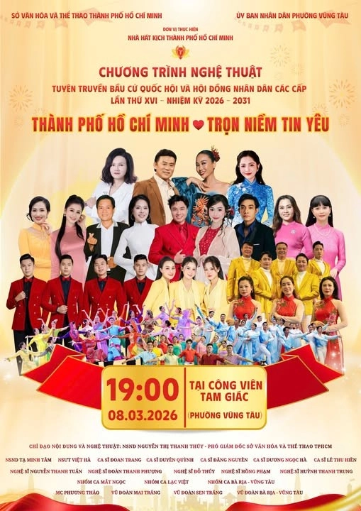 Chương Trình Nghệ Thuật Tuyên Truyền Bầu Cử Đại Biểu Quốc Hội Khóa XVI Và Đại Biểu HĐND Các Cấp Nhiệm Kỳ 2026–2031