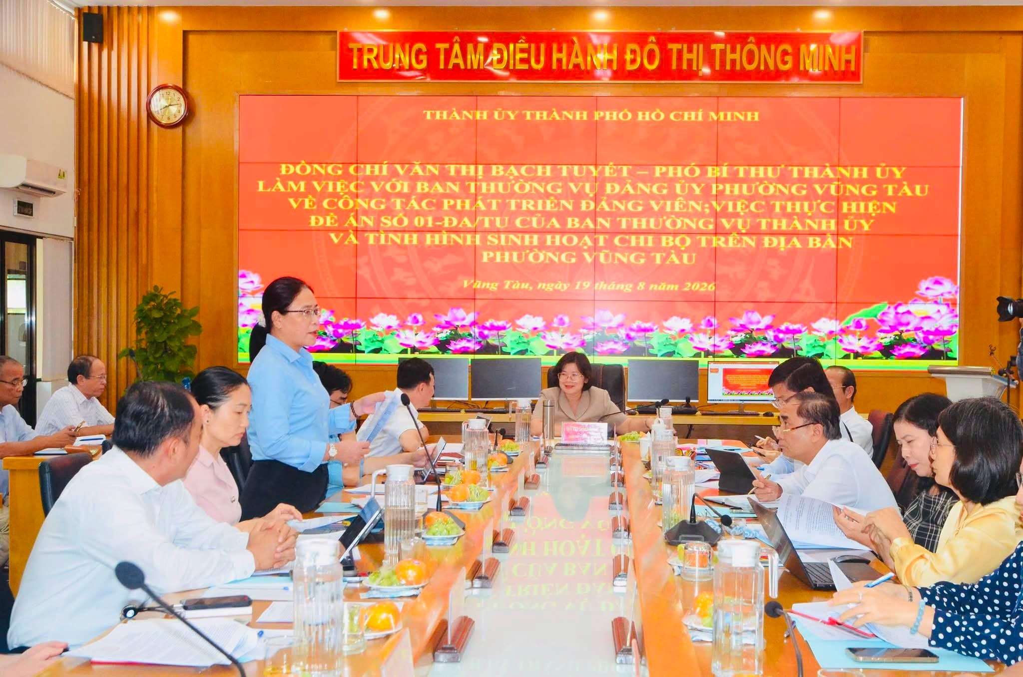 PHƯỜNG VŨNG TÀU ĐẨY MẠNH PHÁT TRIỂN ĐẢNG VIÊN, NÂNG CAO CHẤT LƯỢNG SINH HOẠT CHI BỘ