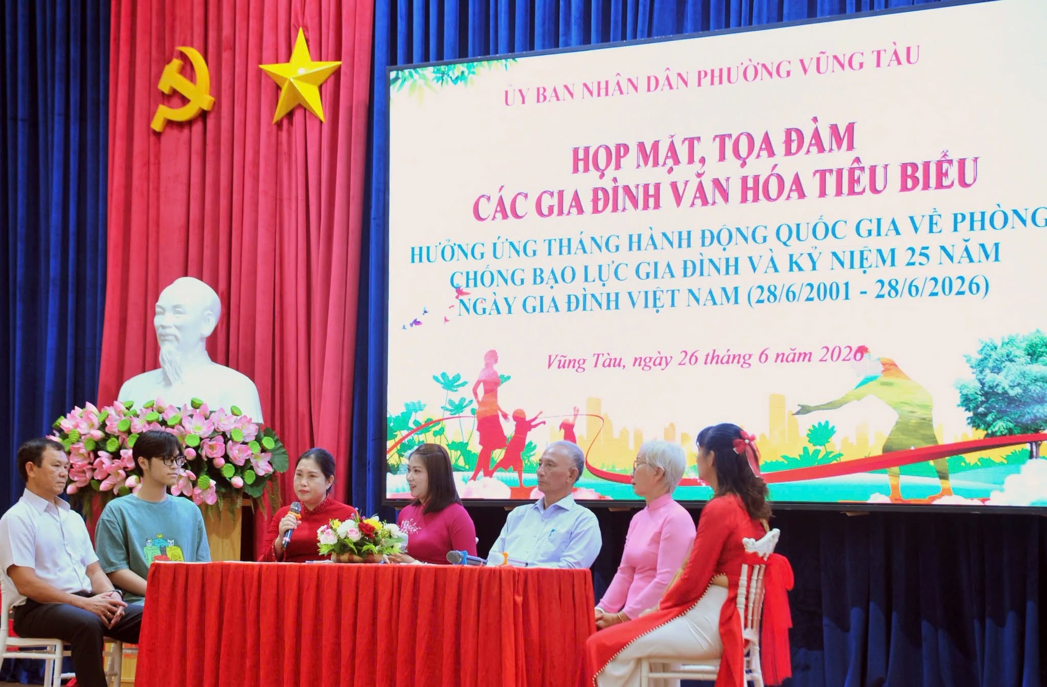 PHƯỜNG VŨNG TÀU: HỌP MẶT, TOẠ ĐÀM KỶ NIỆM 25 NĂM NGÀY GIA ĐÌNH VIỆT NAM (28/6/2001 - 28/6/2026)