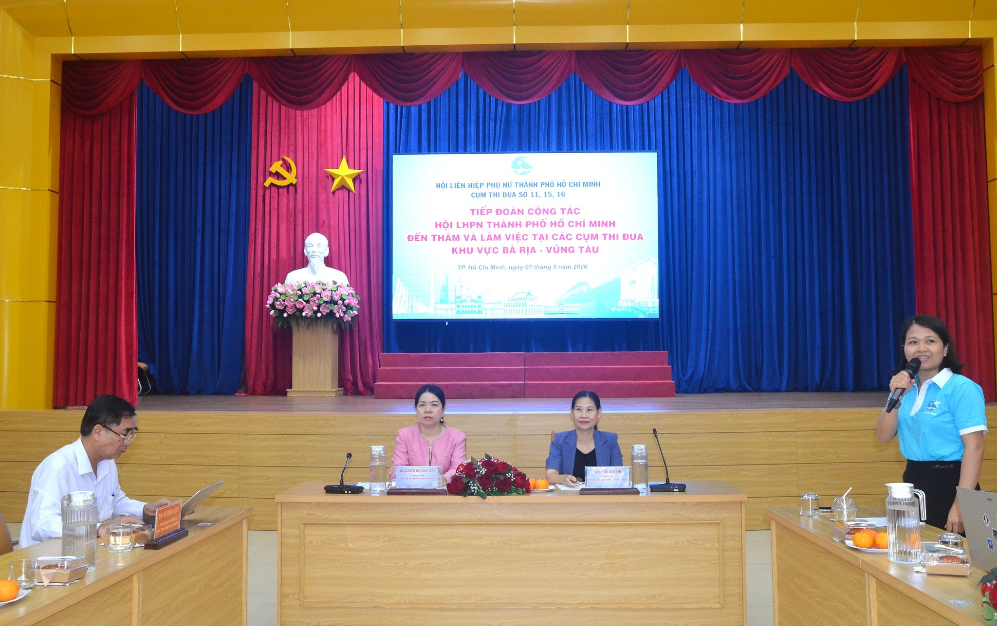 Tại buổi làm việc, lãnh đạo Hội Liên hiệp Phụ nữ các xã, phường đã báo cáo những kết quả nổi bật trong công tác Hội và phong trào phụ nữ từ đầu năm 2026 đến nay