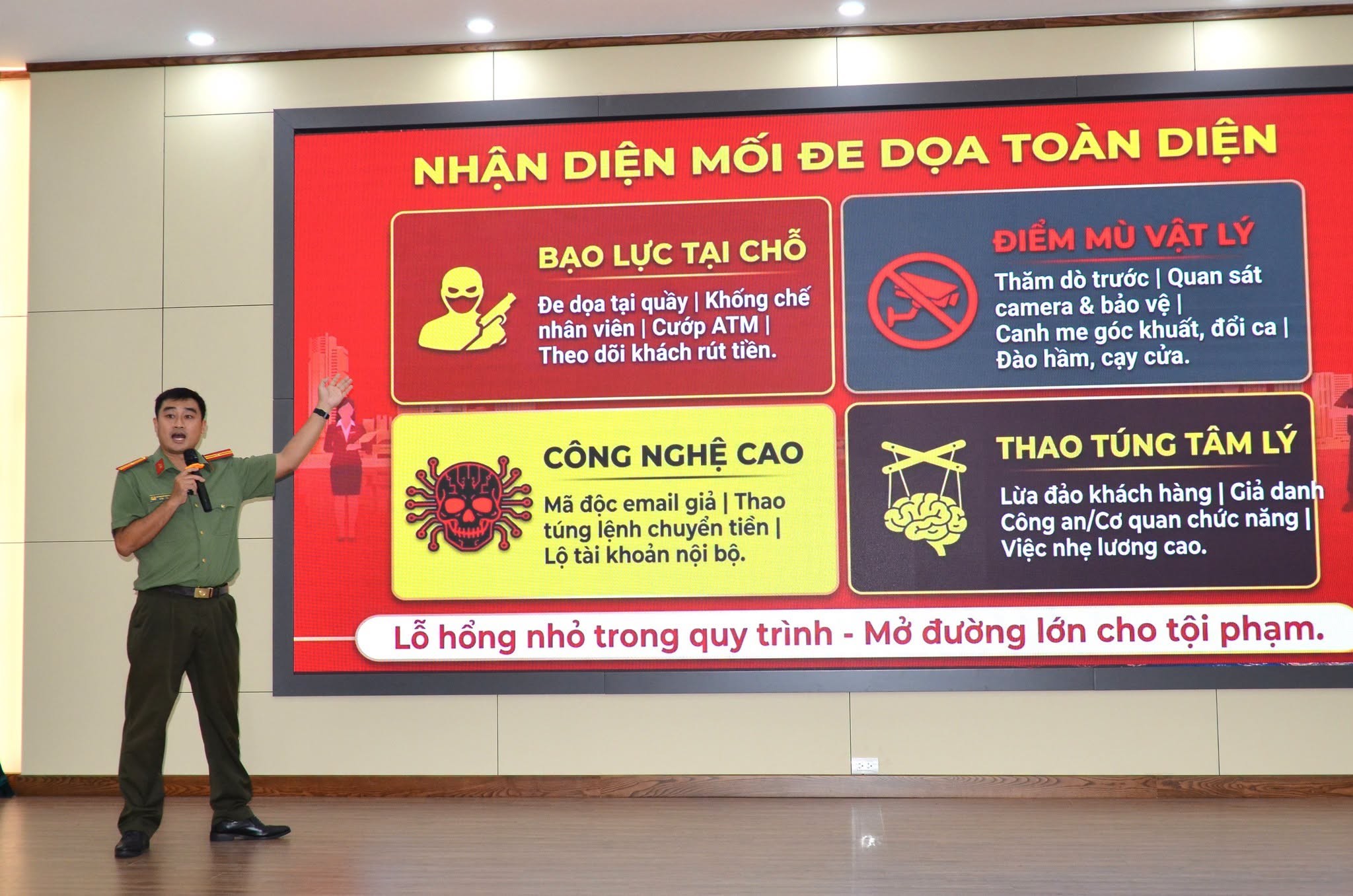 PHƯỜNG VŨNG TÀU: CHỦ ĐỘNG PHÒNG NGỪA TỘI PHẠM TẠI CÁC NGÂN HÀNG VÀ TIỆM VÀNG, BẠC