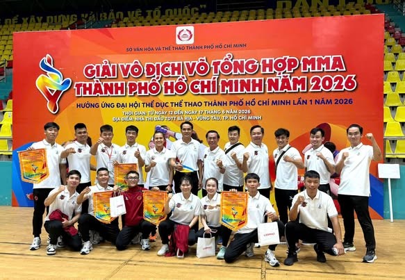 ĐỘI TUYỂN MMA PHƯỜNG VŨNG TÀU THAM GIA GIẢI VÔ ĐỊCH VÕ THUẬT TỔNG HỢP TP. HỒ CHÍ MINH NĂM 2026