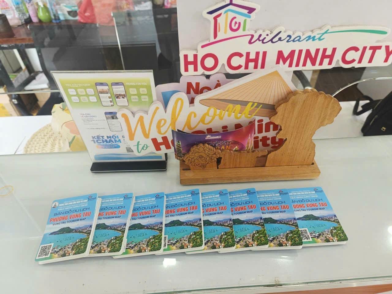 BẢN ĐỒ DU LỊCH PHƯỜNG VŨNG TÀU ĐƯỢC TRƯNG BÀY TẠI CÁC ĐIỂM  HỖ TRỢ DU KHÁCH THÀNH PHỐ HỒ CHÍ MINH