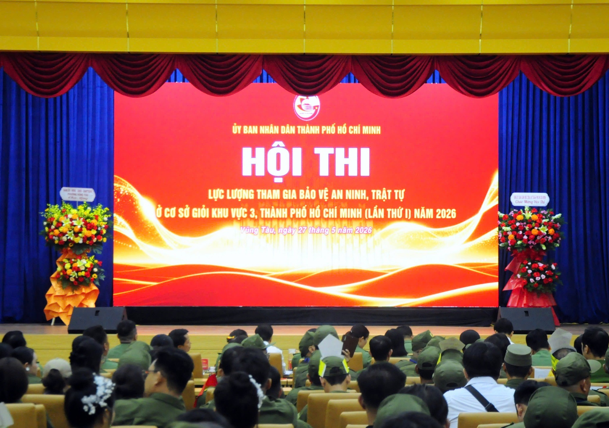 SÔI NỔI HỘI THI LỰC LƯỢNG THAM GIA BẢO VỆ AN NINH, TRẬT TỰ Ở CƠ SỞ GIỎI