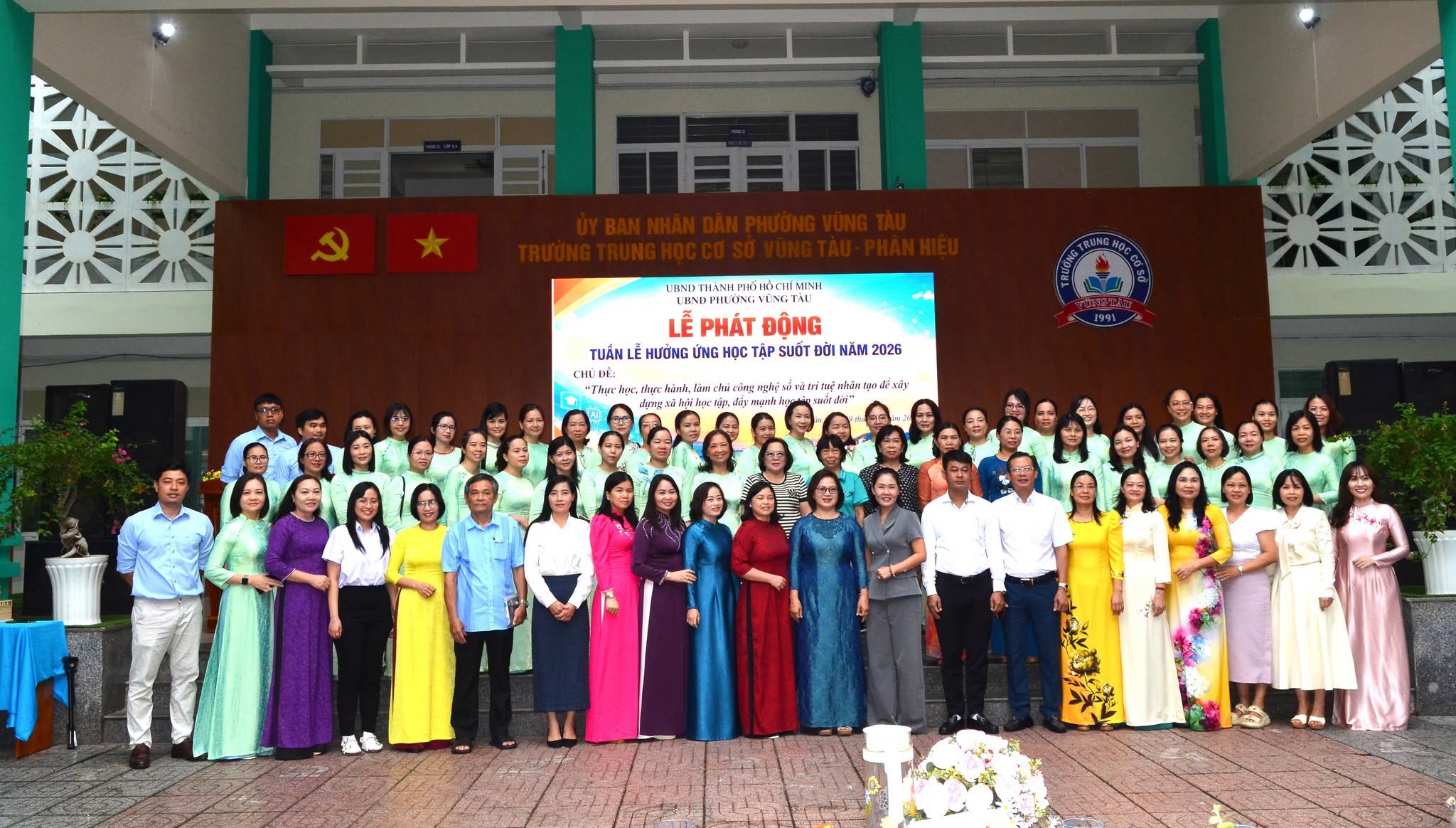 PHƯỜNG VŨNG TÀU TỔ CHỨC LỄ PHÁT ĐỘNG TUẦN LỄ HƯỞNG ỨNG HỌC TẬP SUỐT ĐỜI NĂM 2026