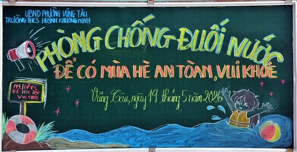 TUYÊN TRUYỀN PHÒNG, CHỐNG ĐUỐI NƯỚC CHO HỌC SINH TRƯỜNG THCS HUỲNH KHƯƠNG NINH