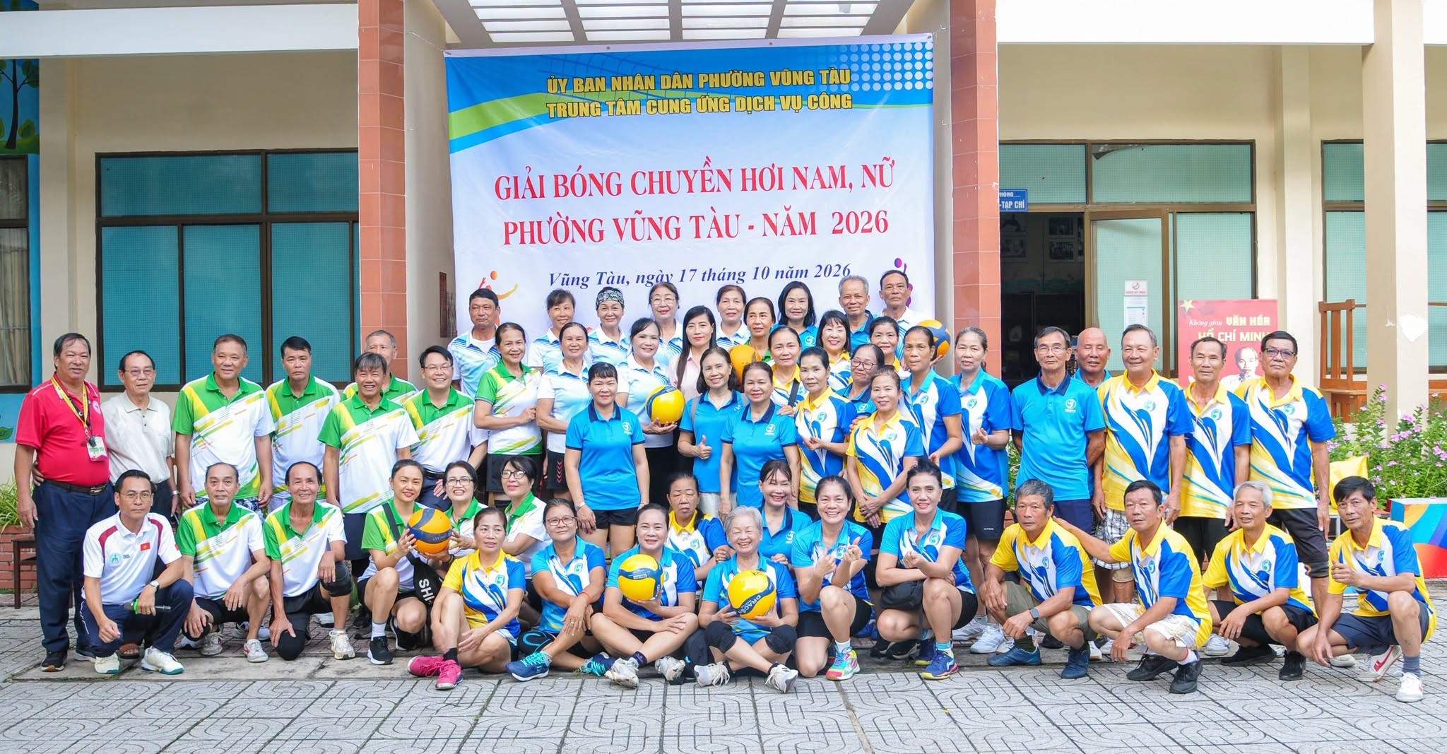 SÔI NỔI GIẢI BÓNG CHUYỀN HƠI NAM, NỮ PHƯỜNG VŨNG TÀU NĂM 2026