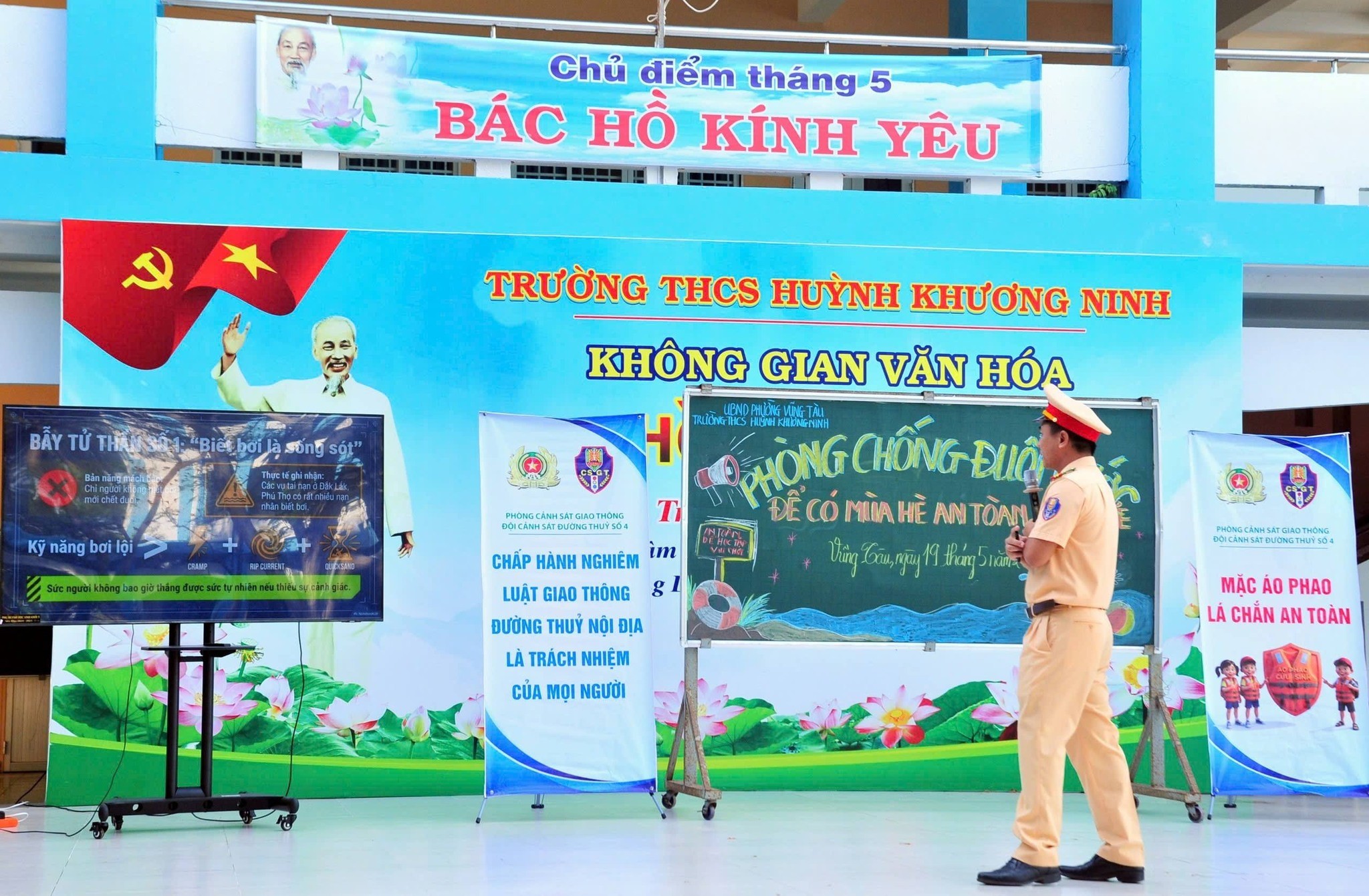 PHƯỜNG VŨNG TÀU: HUY ĐỘNG ĐÔNG ĐẢO NGƯỜI THAM GIA CHƯƠNG TRÌNH PHÁT ĐỘNG TOÀN DÂN TẬP LUYỆN MÔN BƠI, PHÒNG, CHỐNG ĐUỐI NƯỚC
