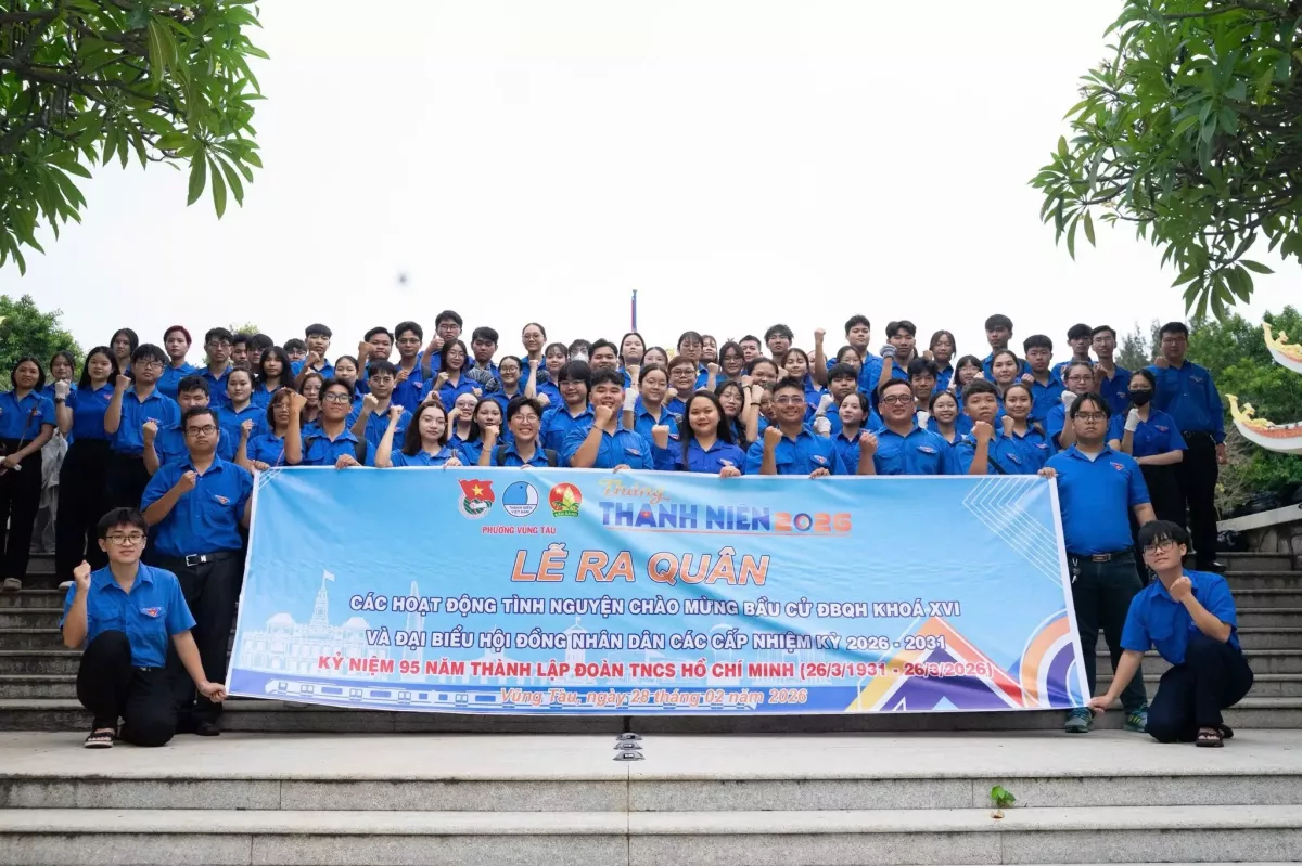 Ra Quân Tháng Thanh Niên Năm 2026 & Lễ Phát Động “Tết Trồng Cây Đời Đời Nhớ Ơn Bác Hồ” Tại Phường Vũng Tàu
