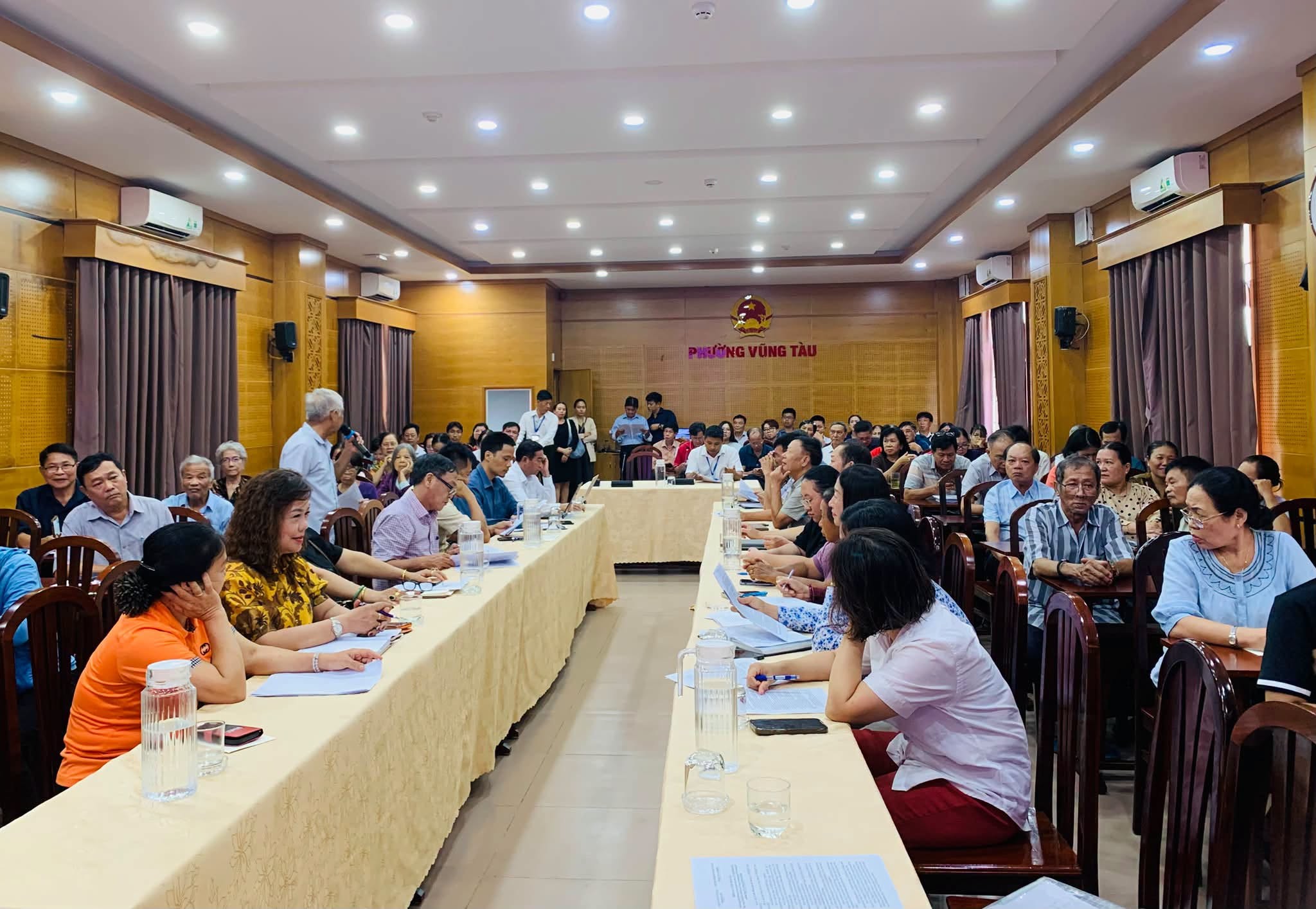 PHƯỜNG VŨNG TÀU LẤY Ý KIẾN CỘNG ĐỒNG DÂN CƯ VỀ ĐIỀU CHỈNH QUY HOẠCH DỰ ÁN CHUNG CƯ THƯƠNG MẠI THÁI DƯƠNG