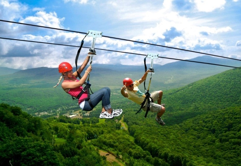 Thăng hoa cảm xúc với trải nghiệm du zipline đầy ấn tượng